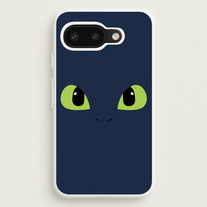 Black Fury Dragon Face  - How To Train Your Dragon Phone Case for Google Pixel 9a