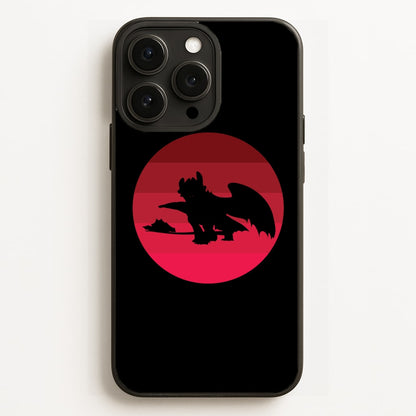 Red Sunset Dragon  - How To Train Your Dragon Phone Case for iPhone 16 Pro Max