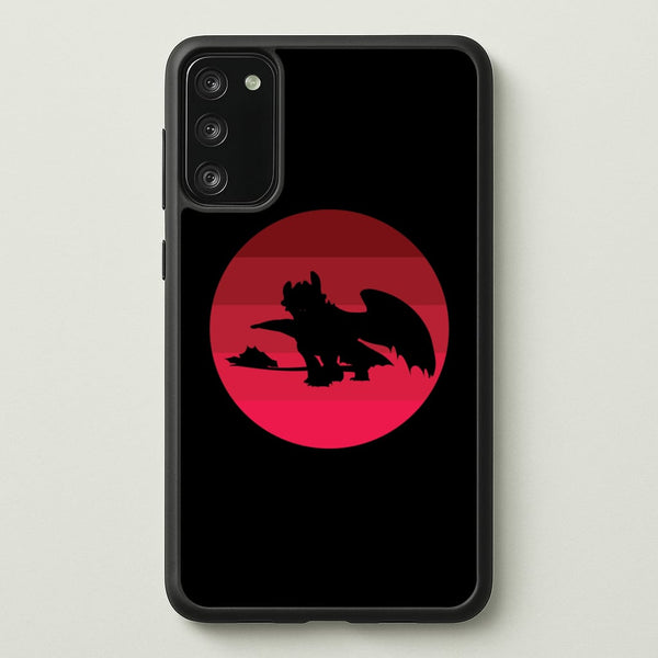 Red Sunset Dragon  - How To Train Your Dragon Phone Case for Galaxy S20FE