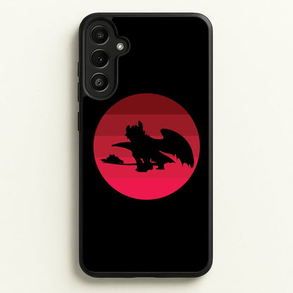 Red Sunset Dragon  - How To Train Your Dragon Phone Case for Galaxy A36