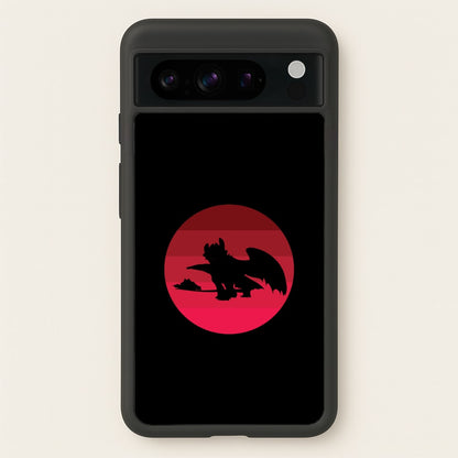 Red Sunset Dragon  - How To Train Your Dragon Phone Case for Google Pixel 8 Pro