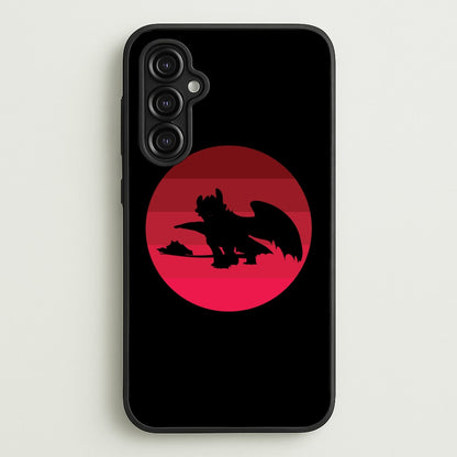 Red Sunset Dragon  - How To Train Your Dragon Phone Case for Galaxy A14