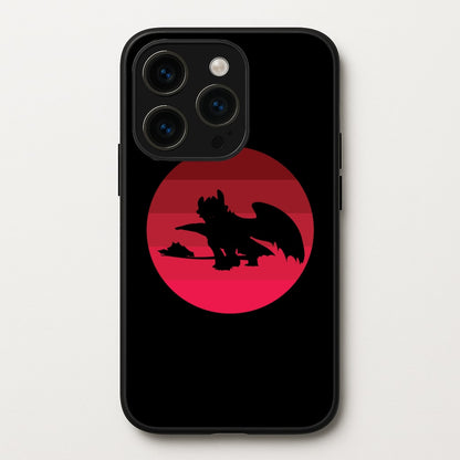Red Sunset Dragon  - How To Train Your Dragon Phone Case for iPhone 14 Pro