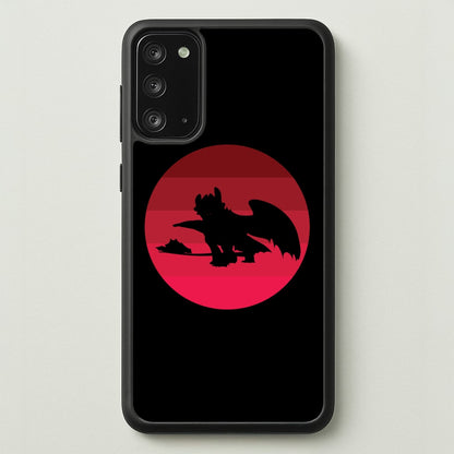 Red Sunset Dragon  - How To Train Your Dragon Phone Case for Galaxy Note 20