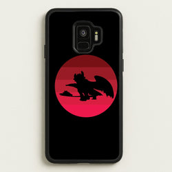 Red Sunset Dragon  - How To Train Your Dragon Phone Case for Galaxy S9