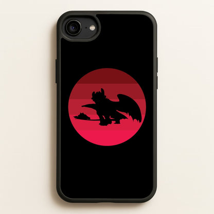 Red Sunset Dragon  - How To Train Your Dragon Phone Case for iPhone 6 / 7 / 8 / SE