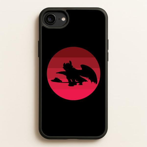 Red Sunset Dragon  - How To Train Your Dragon Phone Case for iPhone 6 / 7 / 8 / SE