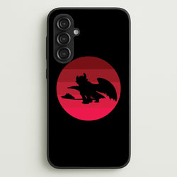Red Sunset Dragon  - How To Train Your Dragon Phone Case for Galaxy S23FE