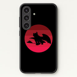 Red Sunset Dragon  - How To Train Your Dragon Phone Case for Galaxy S25