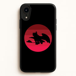 Red Sunset Dragon  - How To Train Your Dragon Phone Case for iPhone XR
