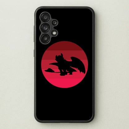 Red Sunset Dragon  - How To Train Your Dragon Phone Case for Galaxy A13