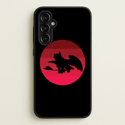 Red Sunset Dragon  - How To Train Your Dragon Phone Case for Galaxy A54