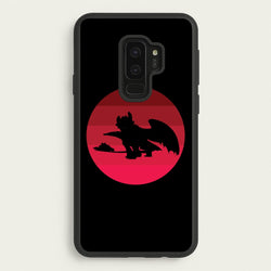 Red Sunset Dragon  - How To Train Your Dragon Phone Case for Galaxy S9 Plus