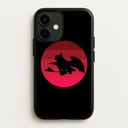 Red Sunset Dragon  - How To Train Your Dragon Phone Case for iPhone 12 Mini