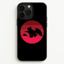 Red Sunset Dragon  - How To Train Your Dragon Phone Case for iPhone 11 Pro Max
