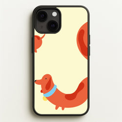 Sausage dog wrapped round - Dachshunds  - Dachshunds Phone Case for iPhone 13 Mini