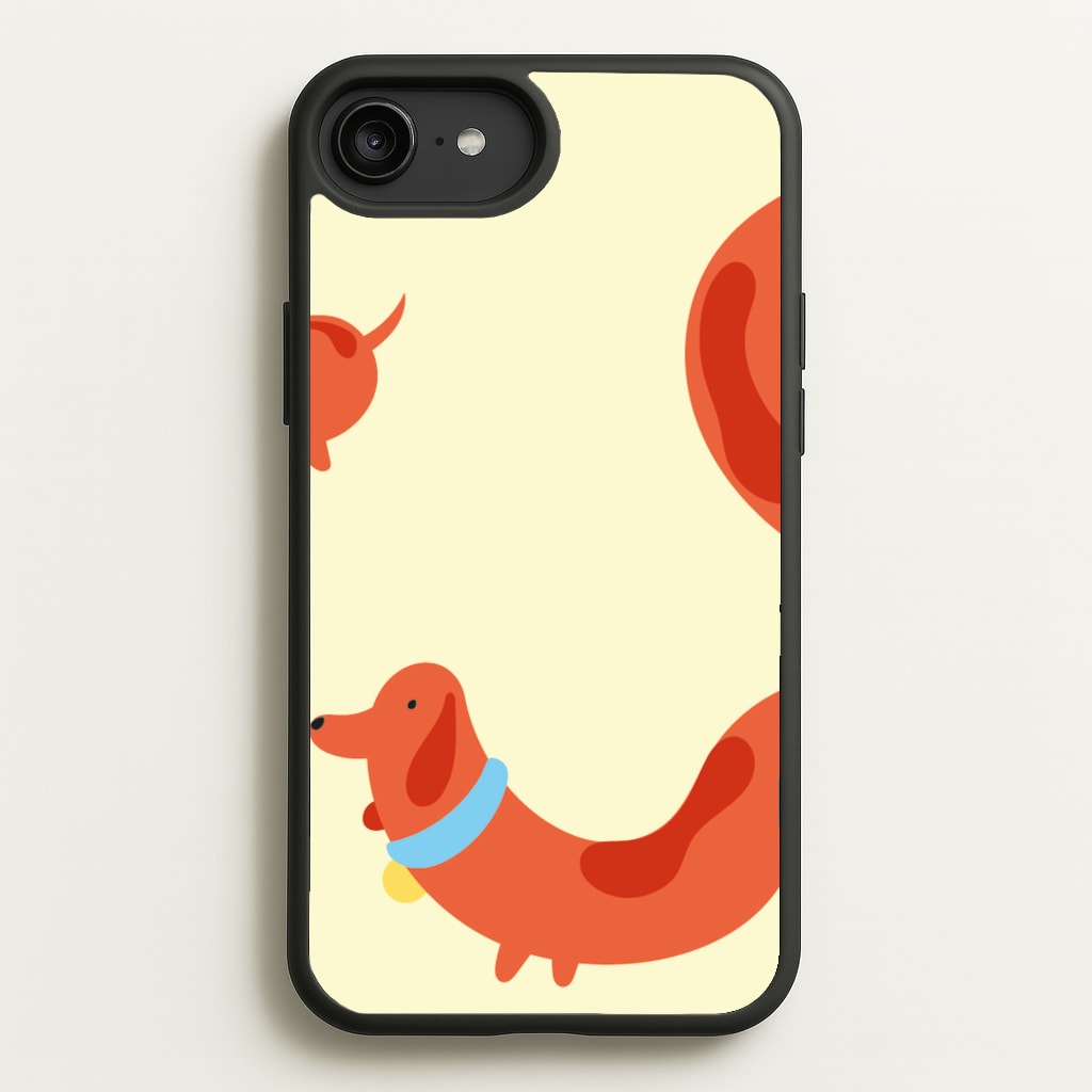 Sausage dog wrapped round - Dachshunds  - Dachshunds Phone Case for iPhone 6 Plus / 7 Plus / 8 Plus