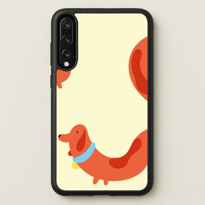 Sausage dog wrapped round - Dachshunds  - Dachshunds Phone Case for Huawei P20 Pro