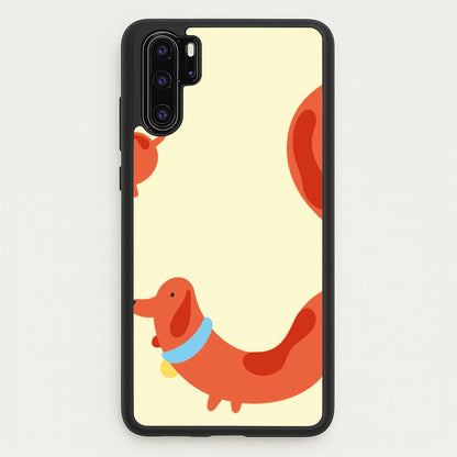 Sausage dog wrapped round - Dachshunds  - Dachshunds Phone Case for Huawei P30 Pro