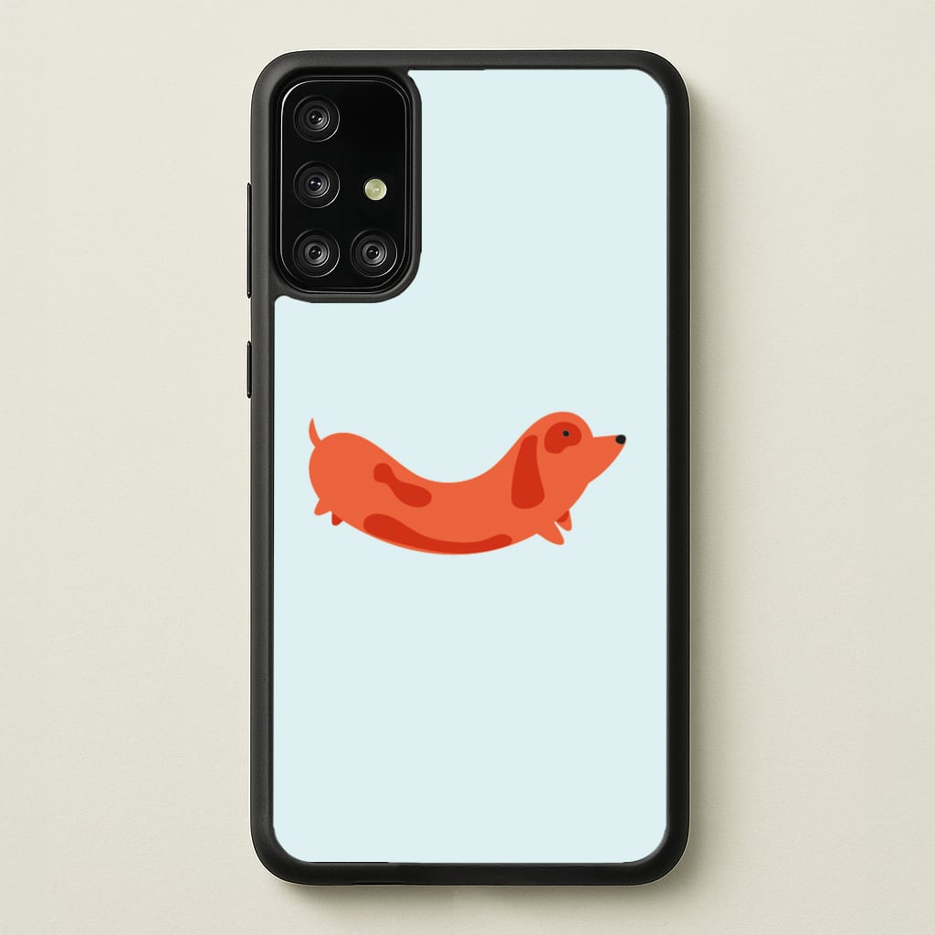 Little sausage - Dachshunds  - Dachshunds Phone Case for Galaxy A71