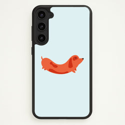 Little sausage - Dachshunds  - Dachshunds Phone Case for Galaxy S23 Plus