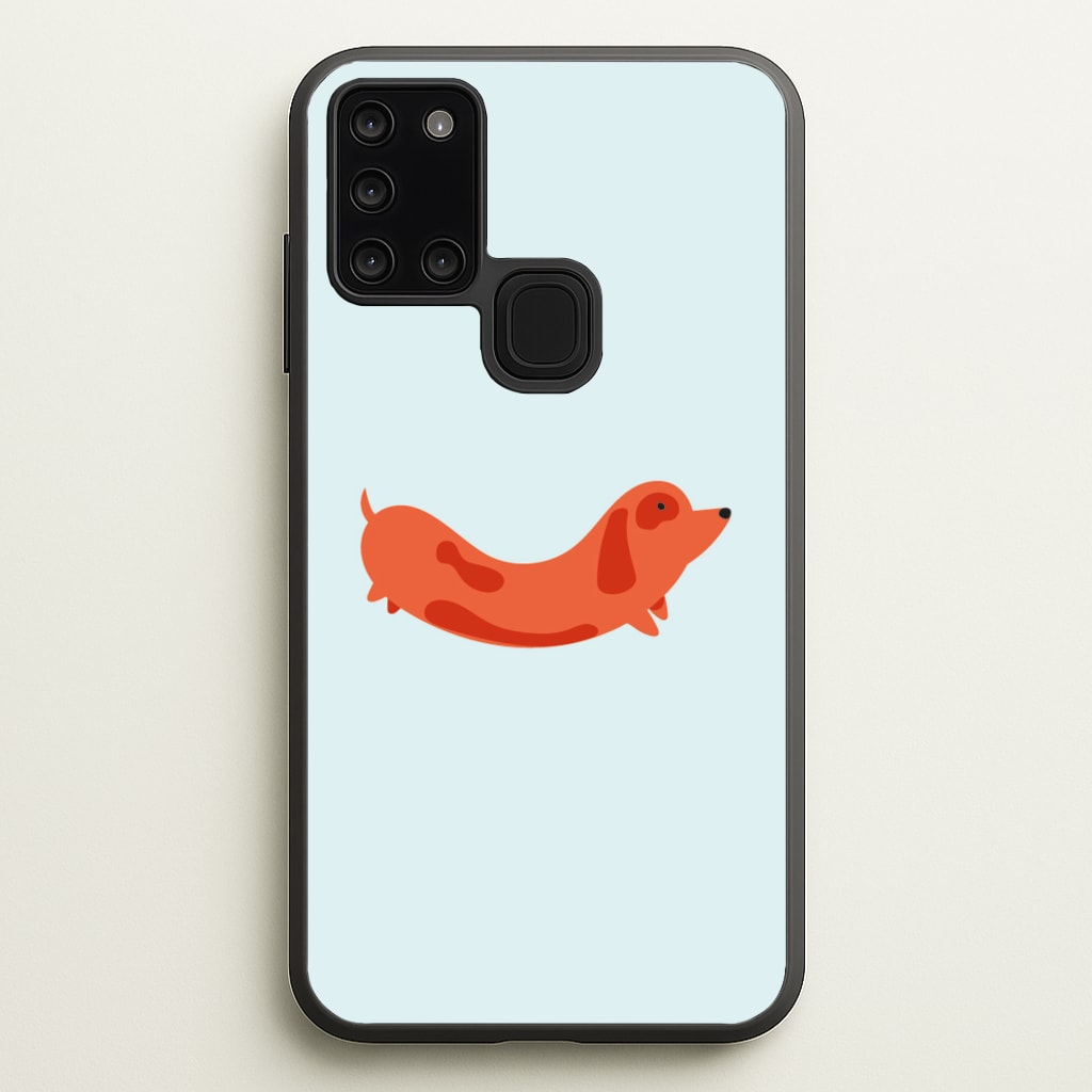 Little sausage - Dachshunds  - Dachshunds Phone Case for Galaxy A21s