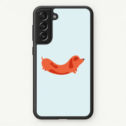 Little sausage - Dachshunds  - Dachshunds Phone Case for Galaxy S21