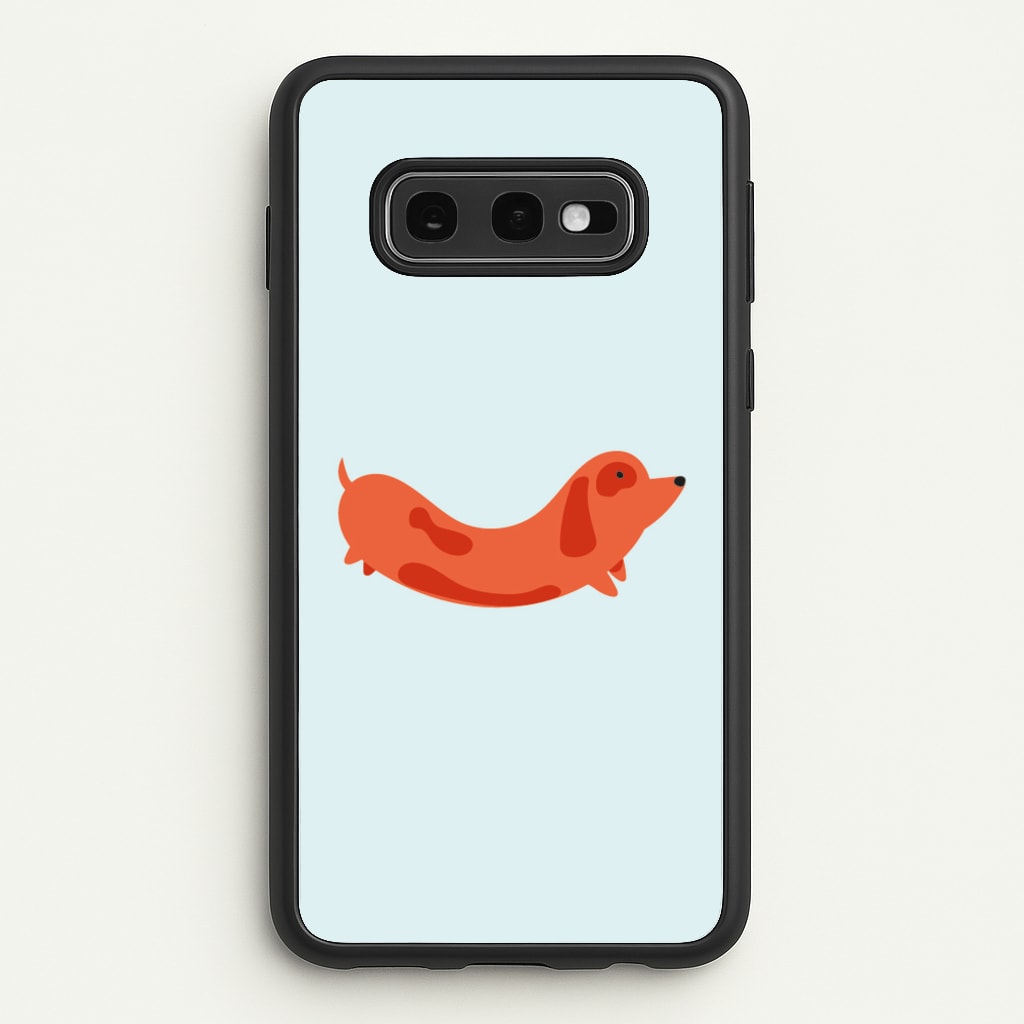 Little sausage - Dachshunds  - Dachshunds Phone Case for Galaxy S10e