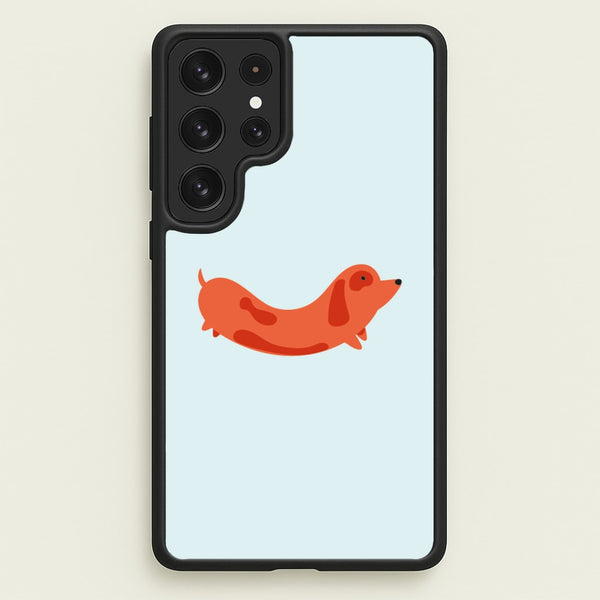 Little sausage - Dachshunds  - Dachshunds Phone Case for Galaxy S22 Ultra