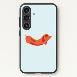 Little sausage - Dachshunds  - Dachshunds Phone Case for Galaxy S24FE