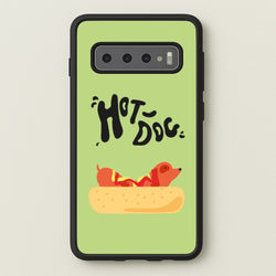 Hot Dog - Dachshunds  - Dachshunds Phone Case for Galaxy S10