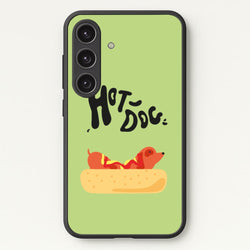 Hot Dog - Dachshunds  - Dachshunds Phone Case for Galaxy S24FE