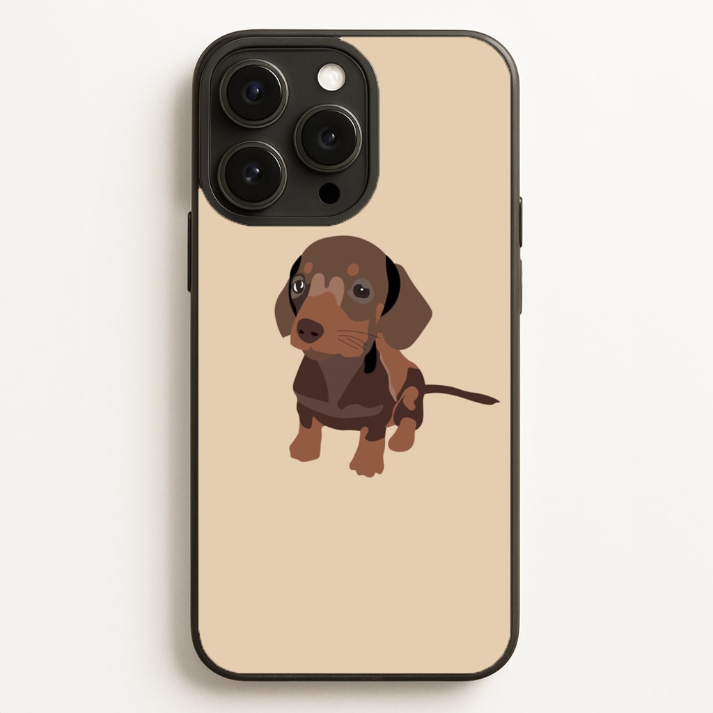 Brown - Dachshunds Phone Case