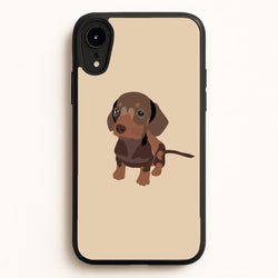 Brown - Dachshunds  - Dachshunds Phone Case for iPhone XR