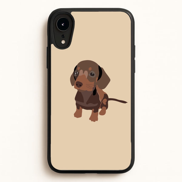 Brown - Dachshunds  - Dachshunds Phone Case for iPhone XR