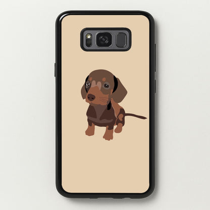 Brown - Dachshunds  - Dachshunds Phone Case for Galaxy S8