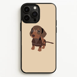 Brown - Dachshunds  - Dachshunds Phone Case for iPhone 13 Pro Max