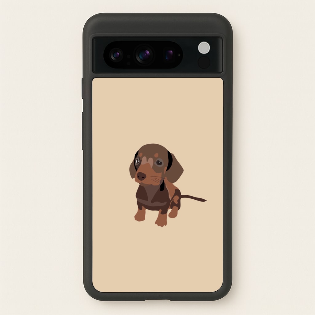Brown - Dachshunds  - Dachshunds Phone Case for Google Pixel 8 Pro