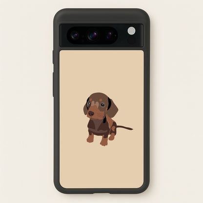 Brown - Dachshunds  - Dachshunds Phone Case for Google Pixel 8 Pro