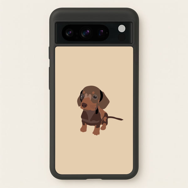 Brown - Dachshunds  - Dachshunds Phone Case for Google Pixel 8 Pro