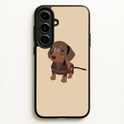 Brown - Dachshunds  - Dachshunds Phone Case for Galaxy A56
