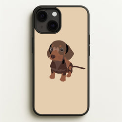 Brown - Dachshunds  - Dachshunds Phone Case for iPhone 13 Mini