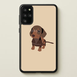 Brown - Dachshunds  - Dachshunds Phone Case for Galaxy S20 Plus