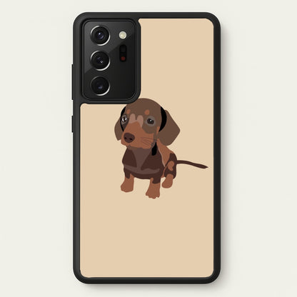Brown - Dachshunds  - Dachshunds Phone Case for Galaxy Note 20 Ultra