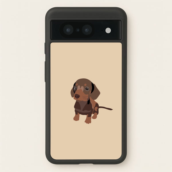 Brown - Dachshunds  - Dachshunds Phone Case for Google Pixel 8