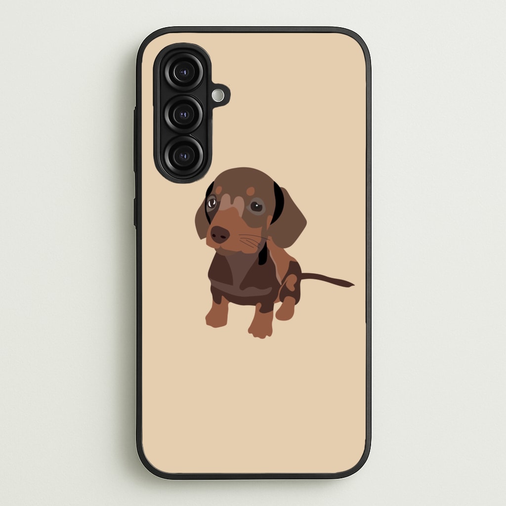 Brown - Dachshunds  - Dachshunds Phone Case for Galaxy A16