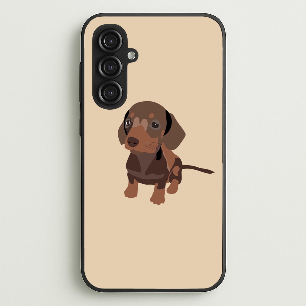 Brown - Dachshunds  - Dachshunds Phone Case for Galaxy S23FE