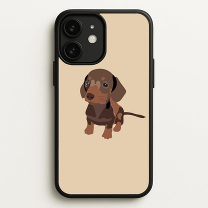 Brown - Dachshunds  - Dachshunds Phone Case for iPhone 11
