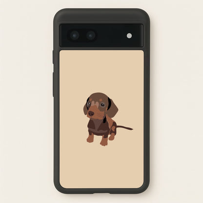 Brown - Dachshunds  - Dachshunds Phone Case for Google Pixel 7a