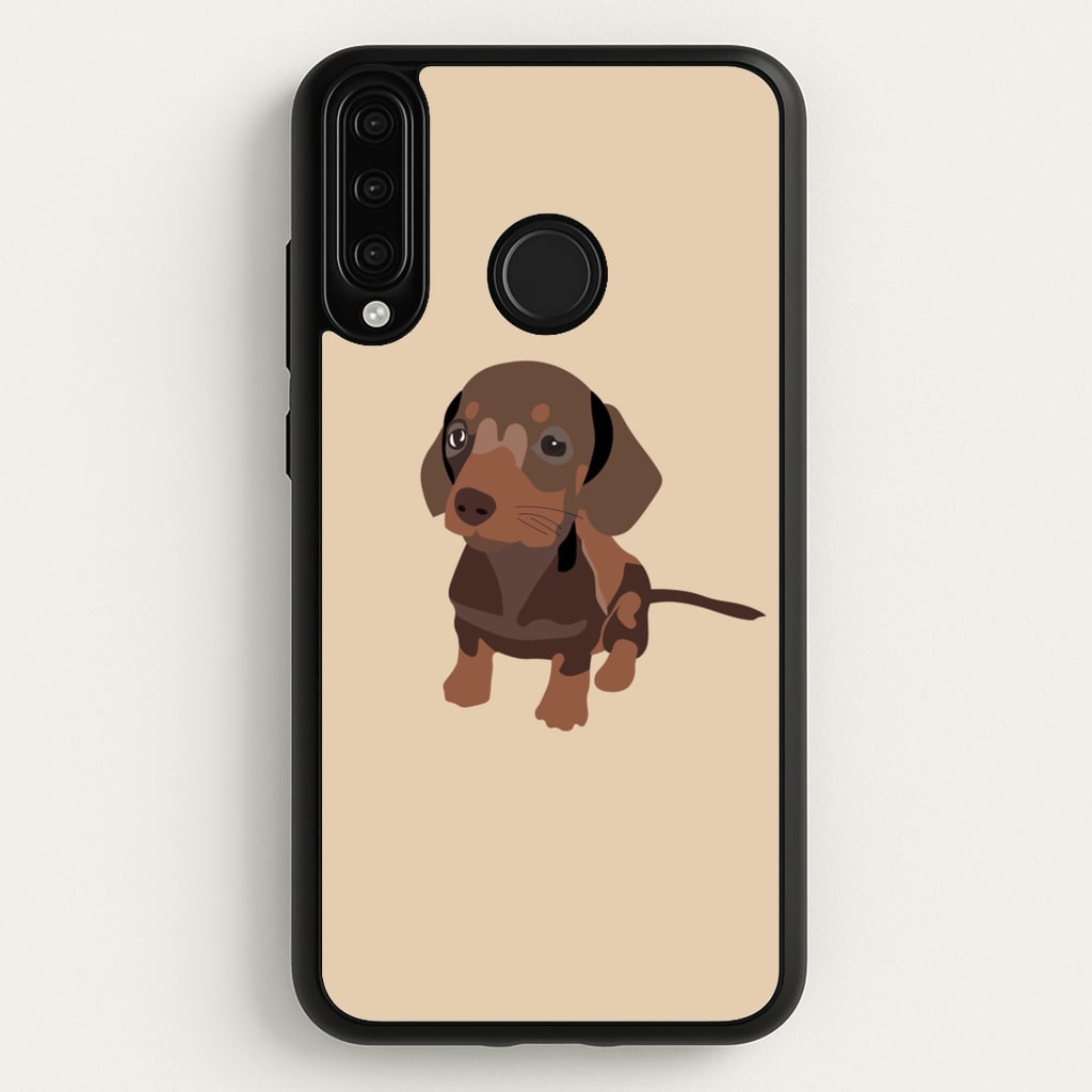 Brown - Dachshunds  - Dachshunds Phone Case for Huawei P30 Lite